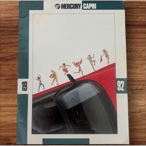 Vintage 1992 Mercury Capri Sales Brochure Original 90s Car Dealer‎ Literature